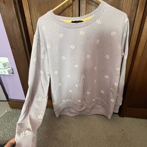 Jane and Delancey Lavender Floral Sweater